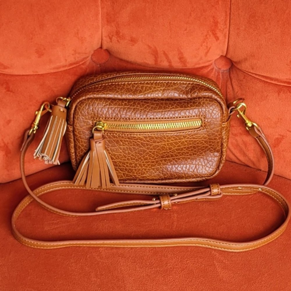 Policy Small Faux Leather Crossbody